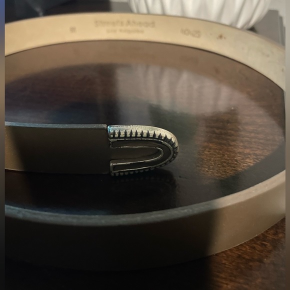 Great Used Condition M Streets Ahead Italian Leather Belt - Picture 8 of 14